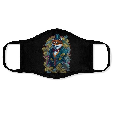 Discover Dogecoin Shiba Inu Coin Crypto Bitcoin Face Masks