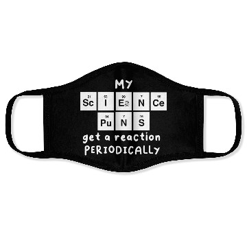 Discover Science Puns Face Masks
