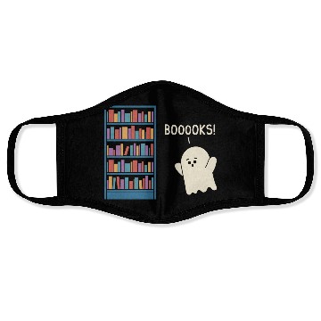 Discover Booooks green Face Masks