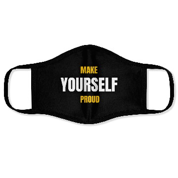 Discover Make Yourself Proud green Face Masks