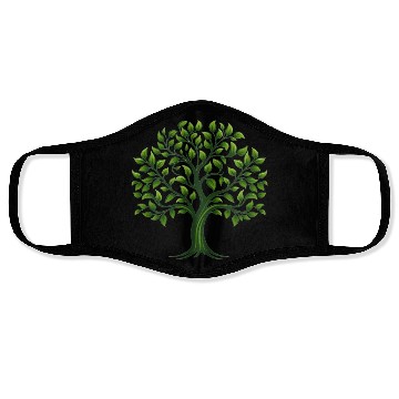 Discover Tree, Family Reunion, tree logo Face Masks