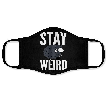 Discover Stay Weird Herdsman Face Masks