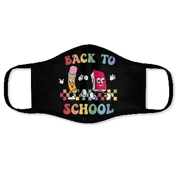 Discover back to school,going back to school,first day Face Masks