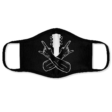 Discover Rock Crossed Hand Orchestra Member Gift Face Masks