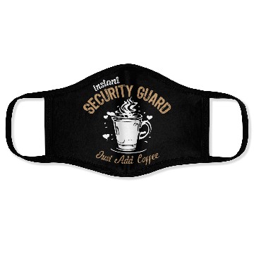 Discover Instant Security Guard Just Add Coffee Face Masks