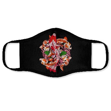 Discover Nishikigoi Koi fish farm gift Koi carp Face Masks