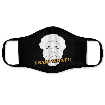 Discover I Said What Philosophy Socrates Teacher Reading Face Masks