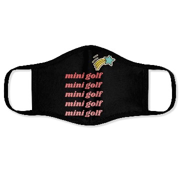 Discover Mini Golf | Miniature Golf | Mini Golfer Face Masks