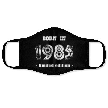Discover BORN IN 1985 - limited edition Face Masks