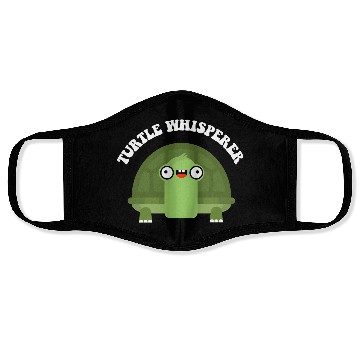 Discover Funny Green Turtle Cute Turtle Lover Turtle Face Masks