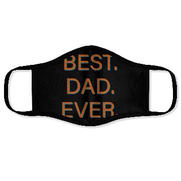 Discover Best Dad Ever hipster Face Masks