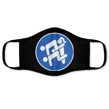 Discover Funny Bisexual Pride Swinger Polygamist Street Face Masks