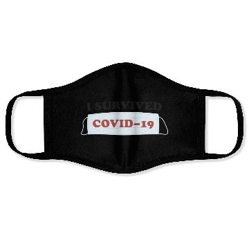 Discover I SURVIVED COVID19 green Face Masks