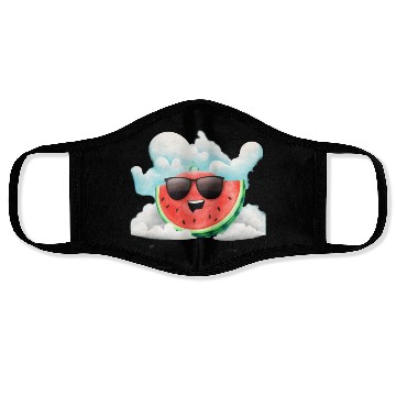 Discover Cute Watermelon Party Summer Melon Fruit Face Masks