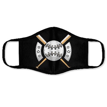 Discover Baseball with Bats and Stars Face Masks