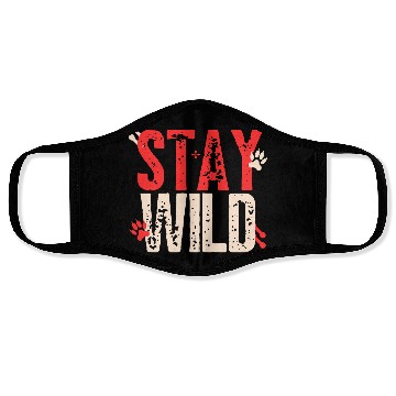 Discover Red Cream Bold Stay Wild Face Masks