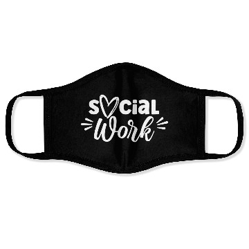 Discover Social Work Graduation Job Worker Face Masks