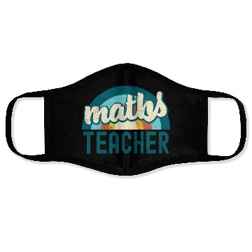 Discover Math Teacher perfect gift for back to school Face Masks