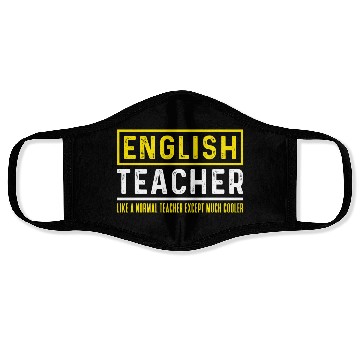 Discover English teacher teacher teaching student unicorn Face Masks