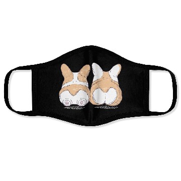 Discover Corgi Butts Animal Face Masks