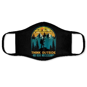Discover Think Outside No Box Necessary Hiking Face Masks