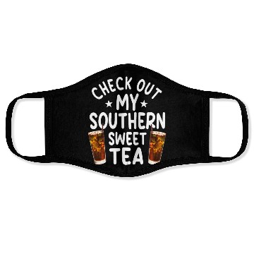 Discover Southern Sweet Tea Outfit Face Masks