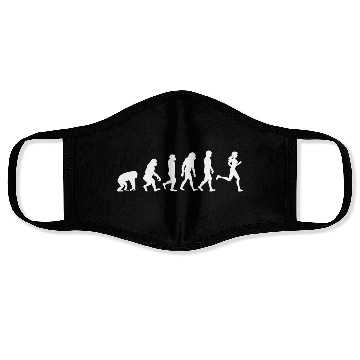 Discover Minimalistic Running Evolution Jogging Girls Face Masks
