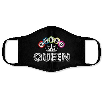 Discover Bingo Casino Night Crown Bingo Queen Face Masks