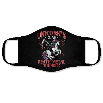 Discover Goth Rock Satan Unicorn Festivals Death Metal Face Masks