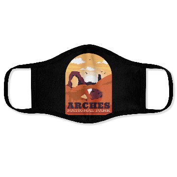 Discover Arches National Park Face Masks