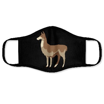 Discover Llama Low-Poly Face Masks
