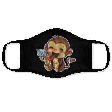 Discover Ice Cream Monkey Face Masks