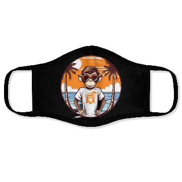 Discover Monkey Cartoon Face Masks