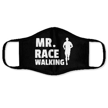 Discover MR. race walking, Race walking Face Masks