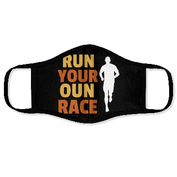 Discover Run your own race, Race walking Face Masks