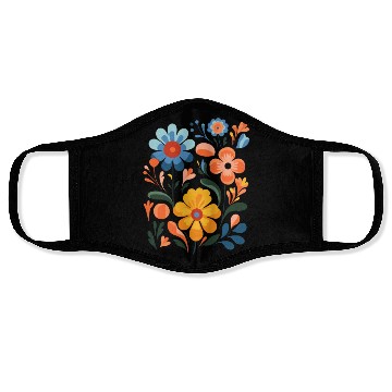 Discover Nature's Nouveau Face Masks - Abstract Flower Print -