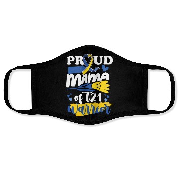 Discover Proud Mom T21 World Down Syndrome Awareness Face Masks