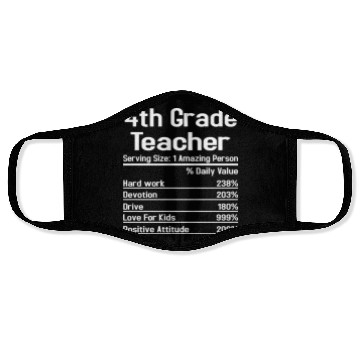 Discover 4th Grade Teacher Face Masks