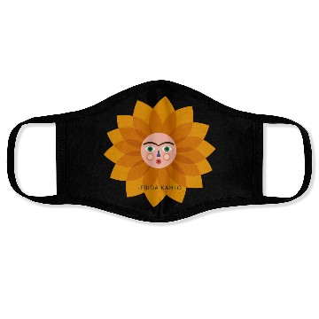 Discover Cute Summer Vacation Frida Kahlo Sun Viva La Vida Face Masks