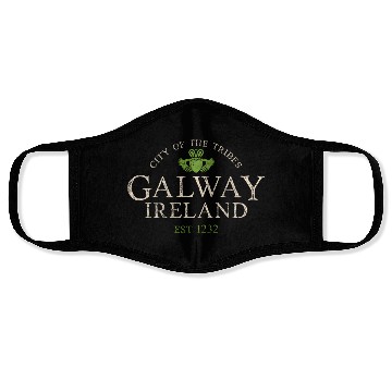 Discover Irish Claddagh Galway Ireland Face Masks