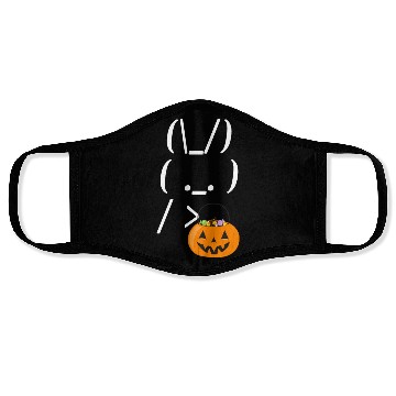 Discover Halloween Bunny Rabbit Meme With Trick Or Treat Face Masks