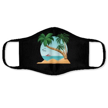 Discover Barbados,Show you love for Barbados Face Masks