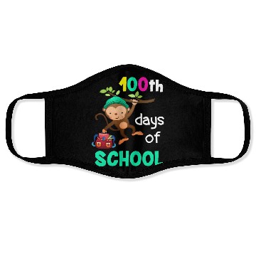 Discover 100 Days Of School Monkey Face Masks