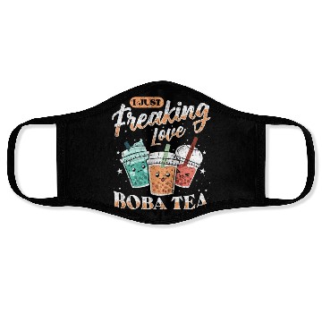 Discover Bubble Tea Boba Face Masks Kawaii
