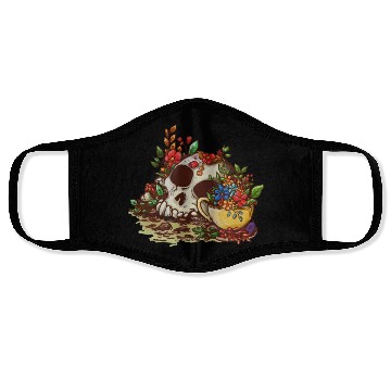 Discover Skull Garden Face Masks