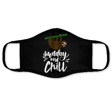 Discover Sunday & Chill Sloth Face Masks