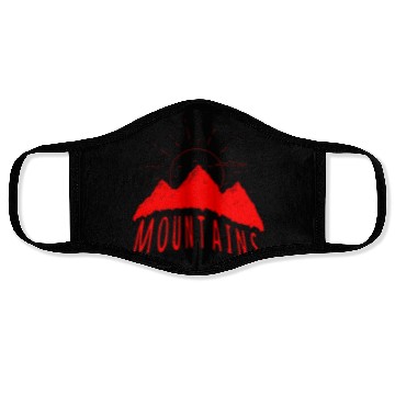 Discover Graphic Mountains Art 1 Face Masks