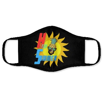 Discover hello summer Face Masks