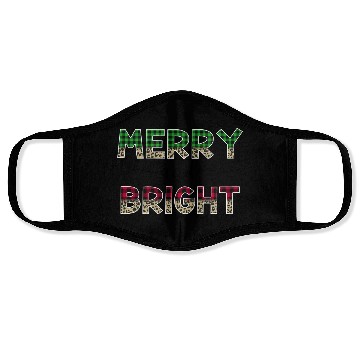 Discover Merry and Bright Christmas Face Masks