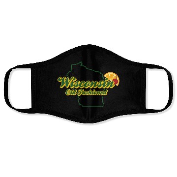 Discover Wisconsin Old Fashioned Green Bay Face Masks